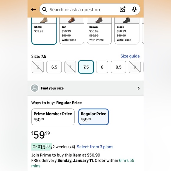 Quilted Tan Knee-High Boots
